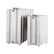 Serbatoio in acciaio inox parallelepipedo